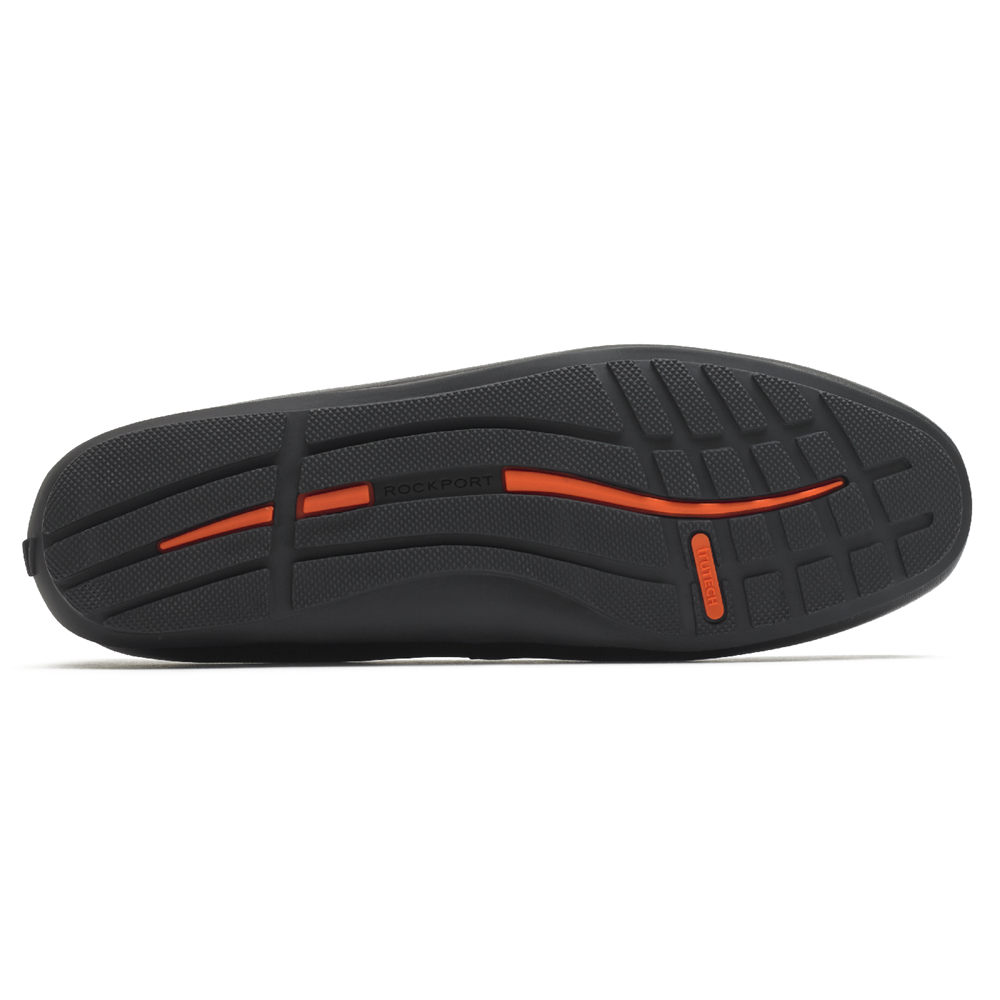 Baletki Rockport Damskie Czarne - Total Motion Driver Penny - KE4827391